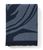 Folded navy and blue vintage R.M.Williams Longhorn Towel (LSLCOCO02) on a white background.