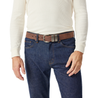 R.M.Williams Mens Drover Belt (BSF5WDN01) Bark