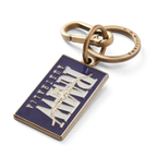 R.M.Williams Men's Heritage Logo Enamel Keyring (CKS4AMT02) in blue enamel featuring 'RMW Australia' on a white background.
