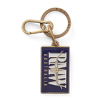 R.M.Williams Men's Heritage Logo Enamel Keyring (CKS4AMT02) in blue enamel featuring 'RMW Australia' on a white background