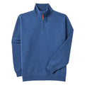 R.M.Williams Mens Mulyungarie 1/4 Zip Sweatshirt (KZ400BB01) Blue Marle [SD]