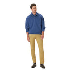 R.M.Williams Mens Mulyungarie 1/4 Zip Sweatshirt (KZ400BB01) Blue Marle Full Length