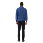R.M.Williams Mens Mulyungarie Jumper (KZ400FL0301) Blue [SD]