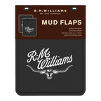 R.M.Williams Mud Flaps Pair 23cmx36cm (MDRMWC) Black/White