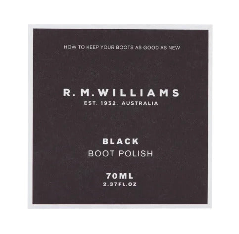 R.M.Williams Stockman's Boot Polish (CC244BP0201) 70ml Black