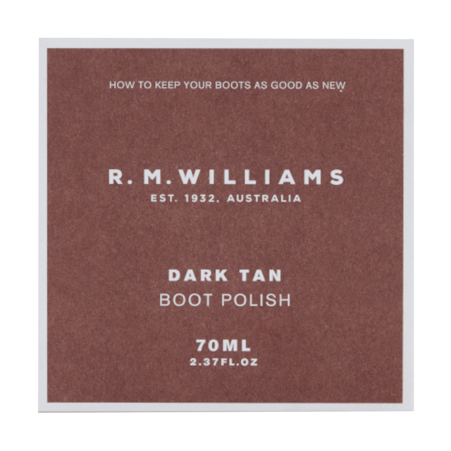R.M.Williams Stockman's Boot Polish (CC244BP2301) Dark Tan 70ml