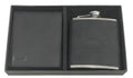 Ritemate Pilbara Leather Wallet and Hip Flask (RMPA009) Black