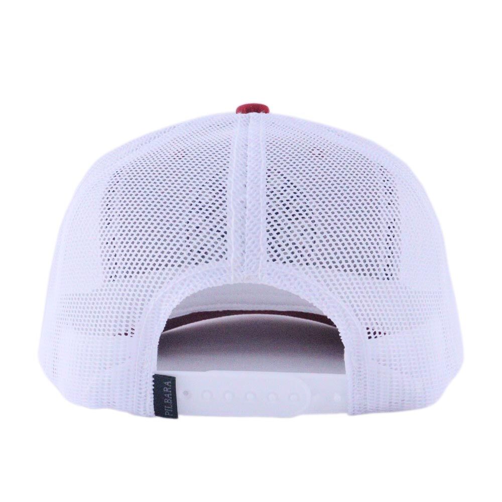Ritemate Unisex Pilbara Established Trucker Cap (RMTC001) Rust Red/White OSFM