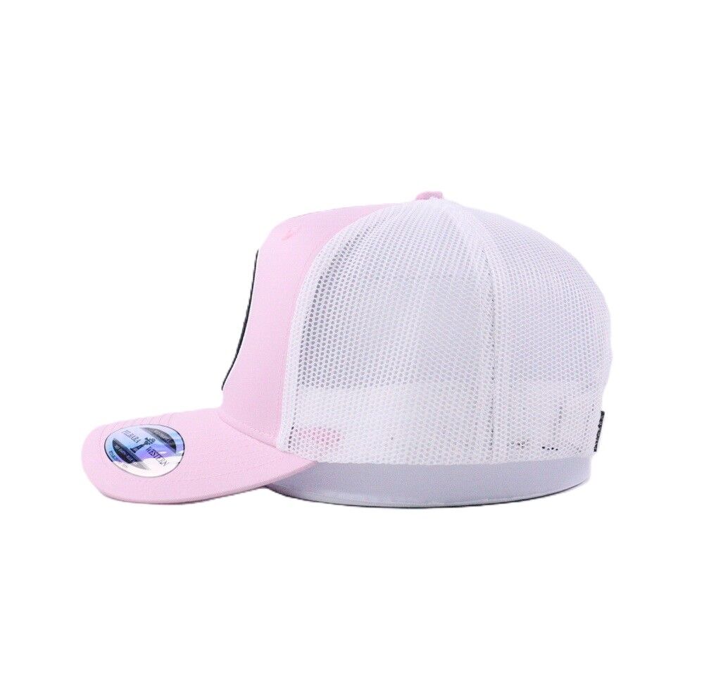 Ritemate Unisex Pilbara Established Trucker Cap (RMTC001) Pink/White OSFM