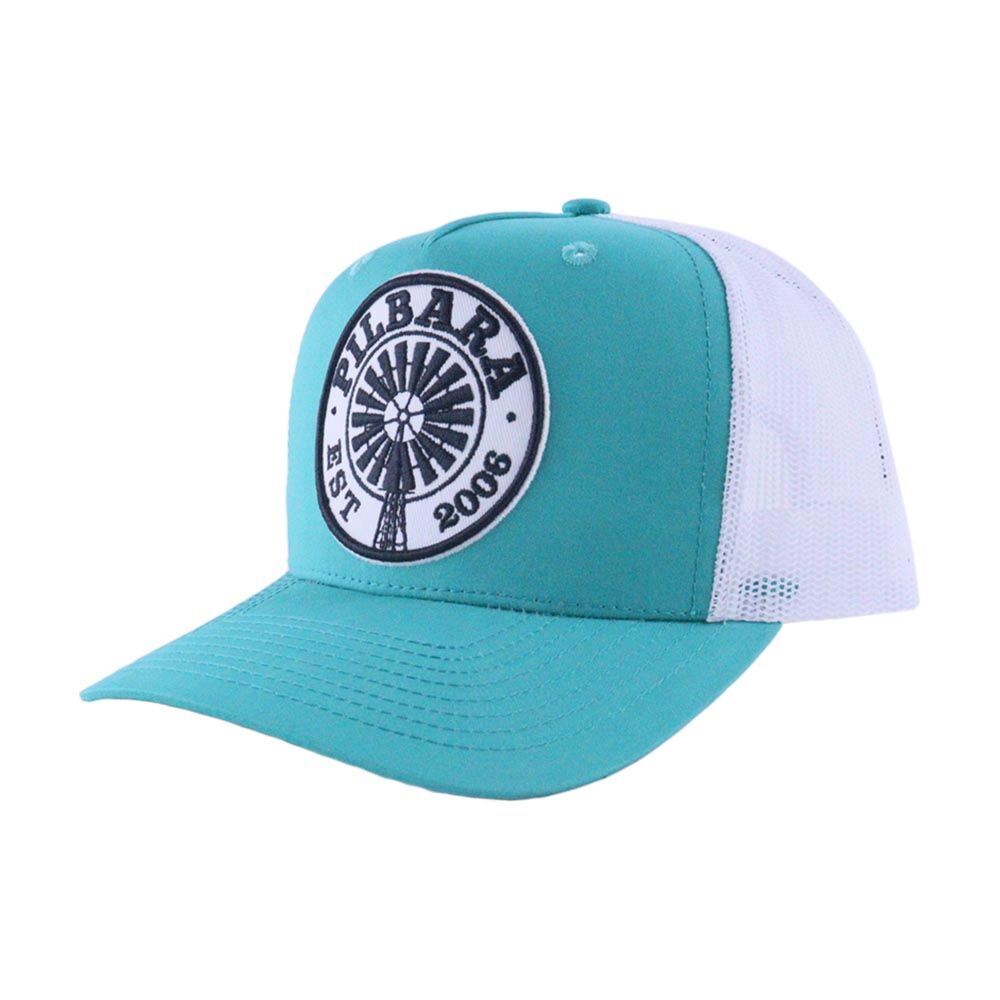 Ritemate Unisex Pilbara Established Trucker Cap (RMTC001) Kelly Green/White OSFM