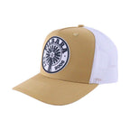 Ritemate Unisex Pilbara Established Trucker Cap (RMTC001) Whiskey/White OSFM
