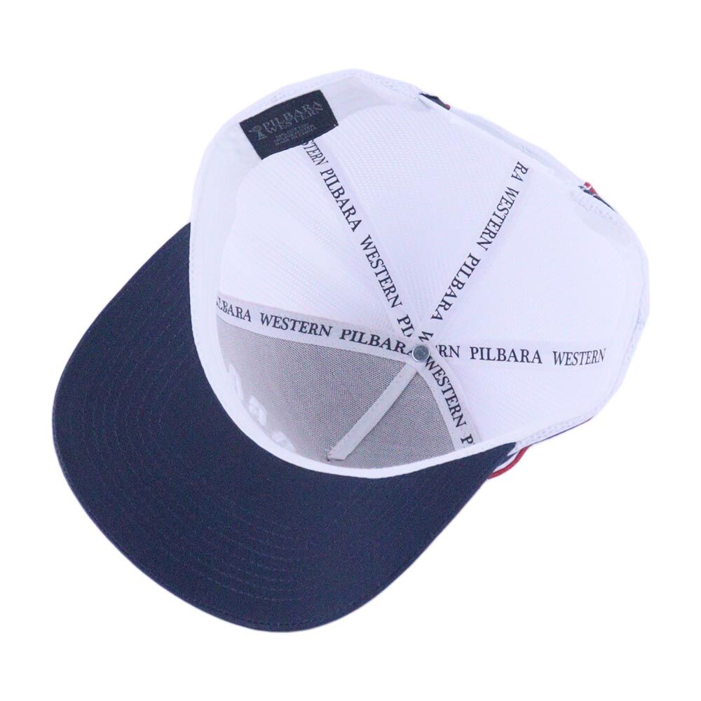 Ritemate Unisex Pilbara Classic Trucker Cap (RMTC003) Rust Red/White OSFM