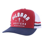 Ritemate Unisex Pilbara Classic Trucker Cap (RMTC003) Rust Red/White OSFM