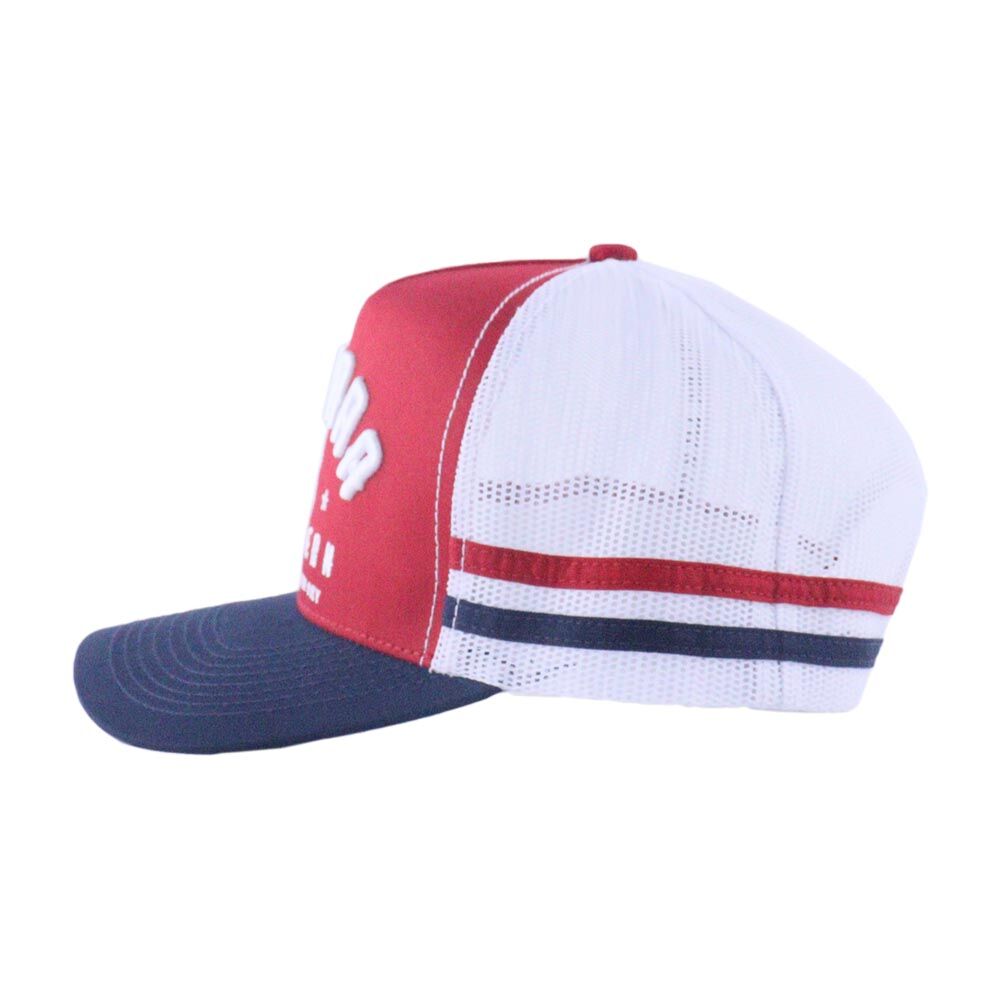 Ritemate Unisex Pilbara Classic Trucker Cap (RMTC003) Rust Red/White OSFM