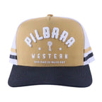 Ritemate Unisex Pilbara Classic Trucker Cap (RMTC003) Whiskey/Black OSFM
