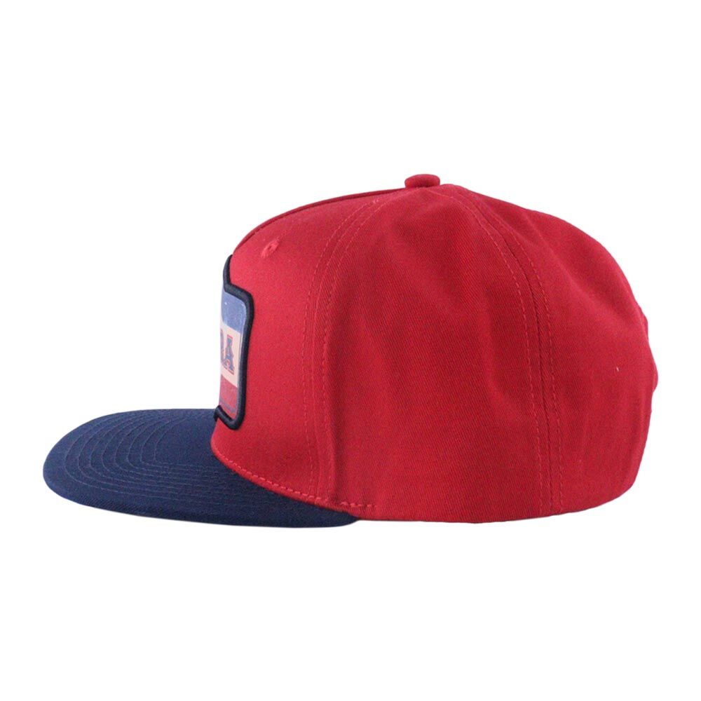 Ritemate Unisex Pilbara Oil Can Cap (RMTC005) Rust Red/Navy Peak OSFM