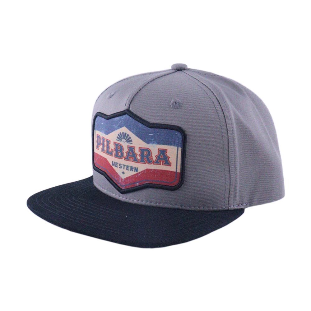 Ritemate Unisex Pilbara Oil Can Cap (RMTC005) Charcoal/Black Peak OSFM