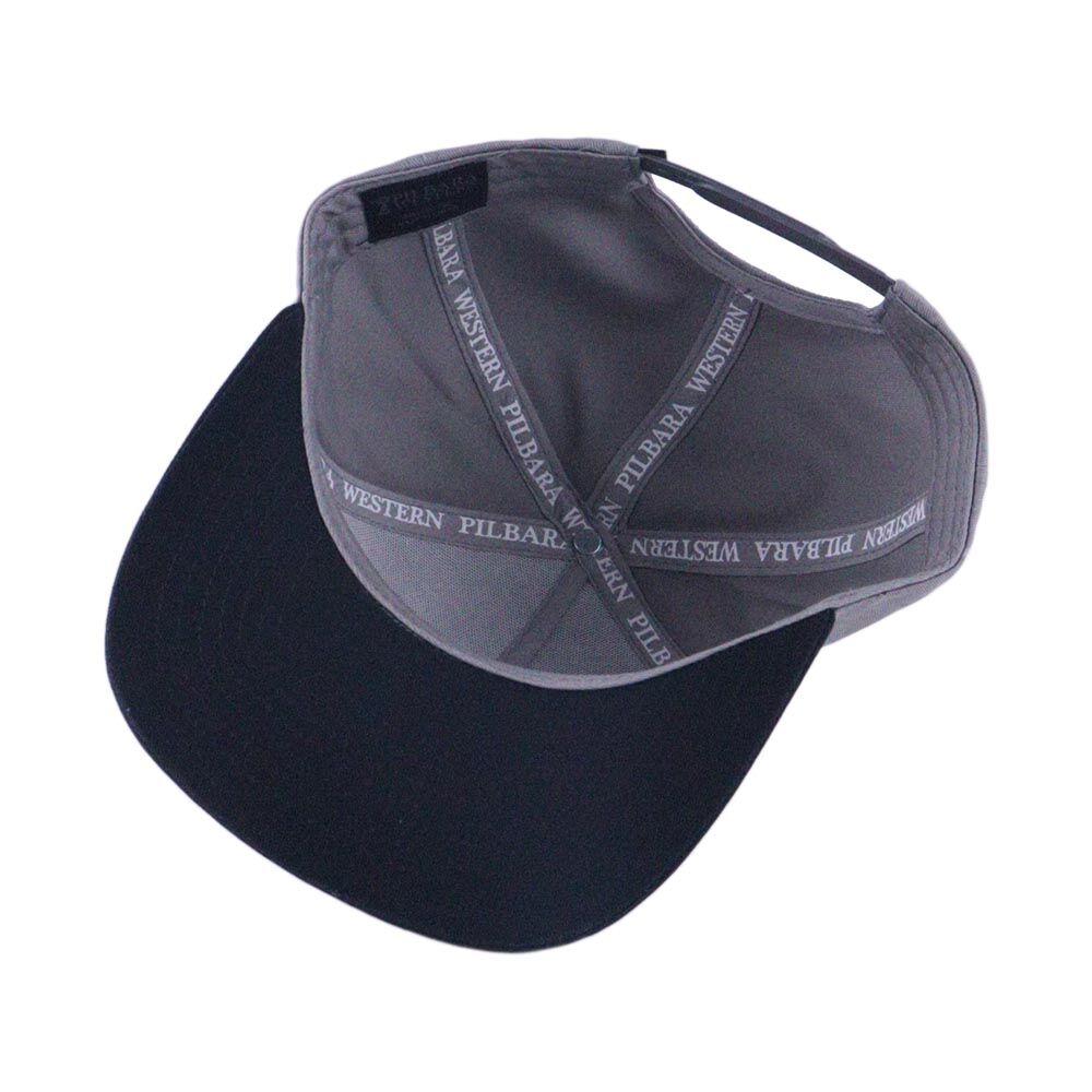 Ritemate Unisex Pilbara Oil Can Cap (RMTC005) Charcoal/Black Peak OSFM