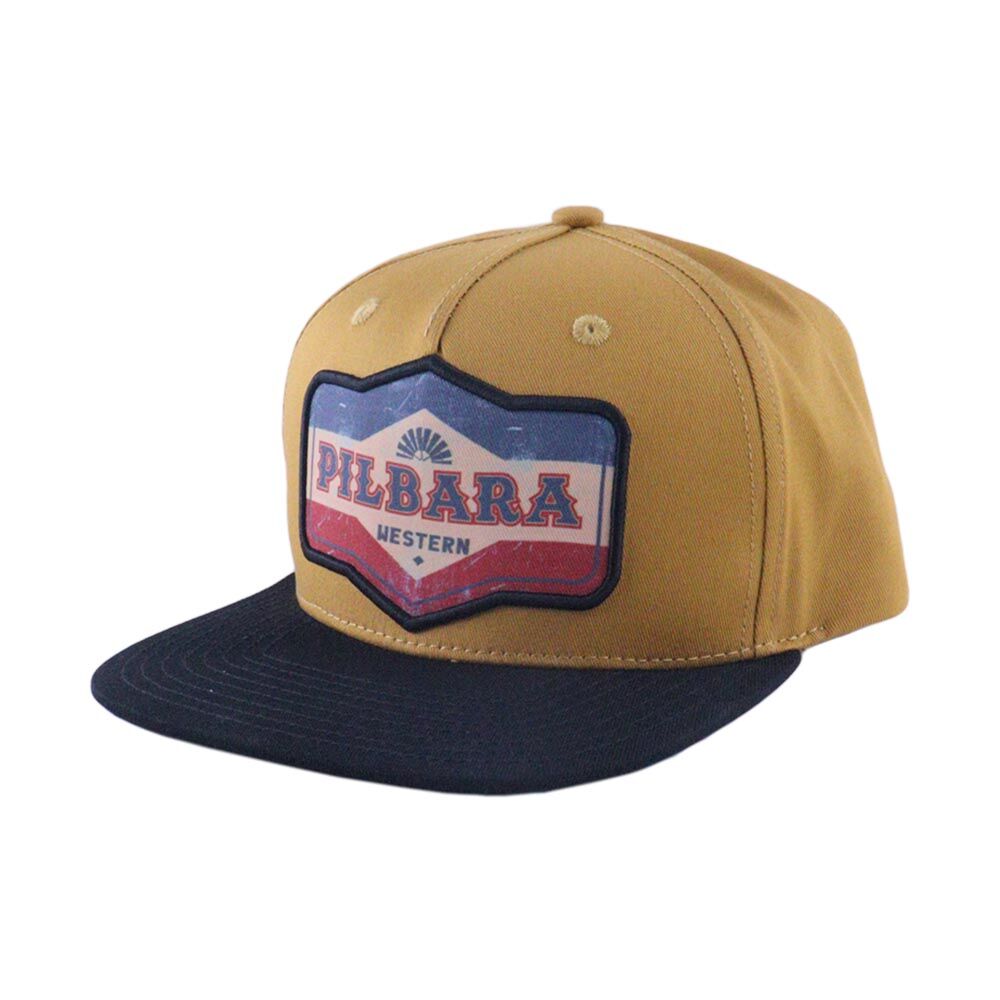 Ritemate Unisex Pilbara Oil Can Cap (RMTC005) Whiskey/Black Peak OSFM