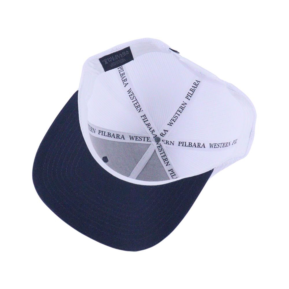 Ritemate Unisex Pilbara Game Day Trucker Cap (RMTC004) Navy/White OSFM