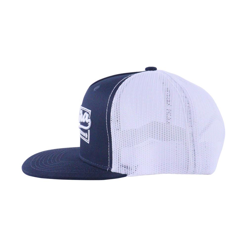 Ritemate Unisex Pilbara Game Day Trucker Cap (RMTC004) Navy/White OSFM