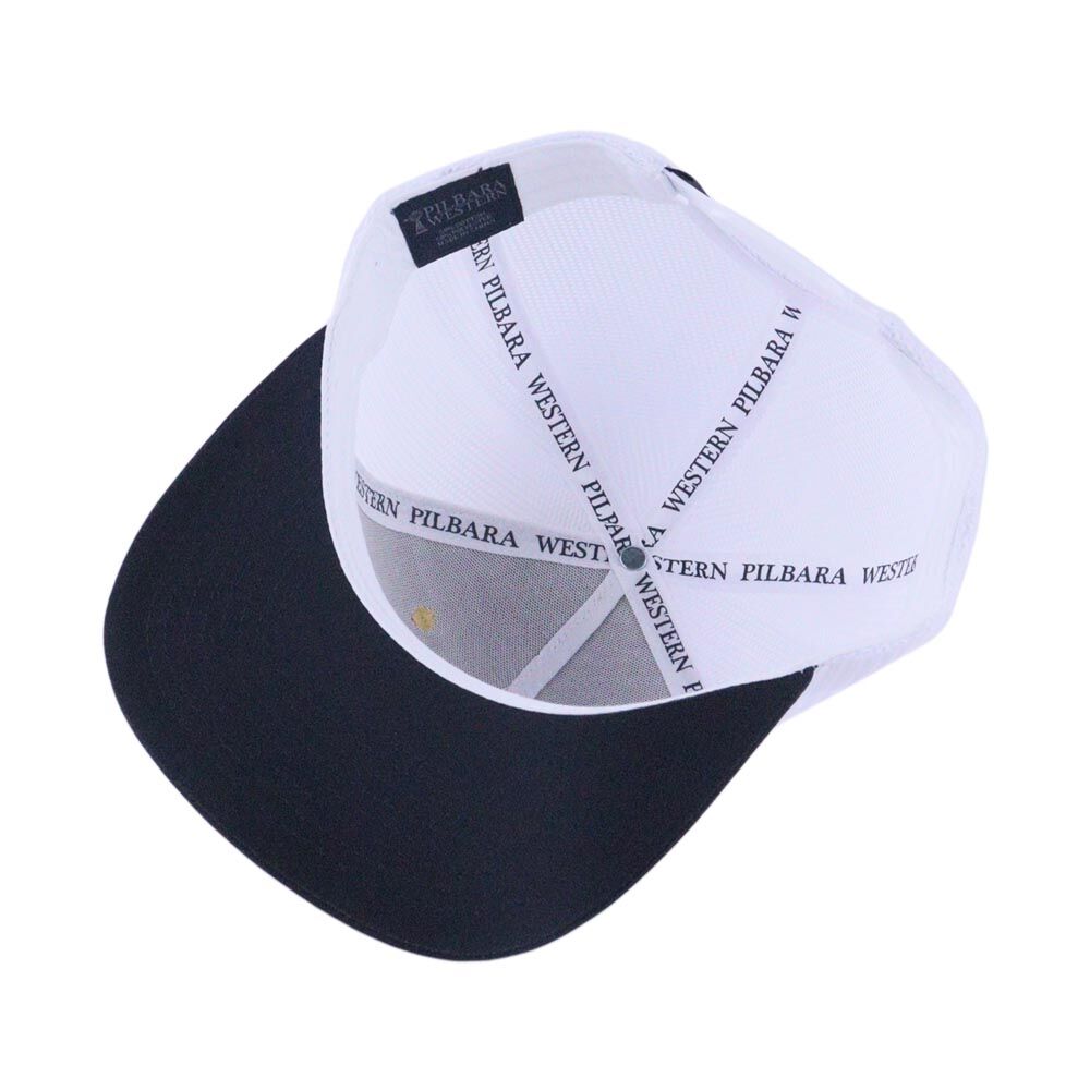 Ritemate Unisex Pilbara Game Day Trucker Cap (RMTC004) Rust Red/White OSFM