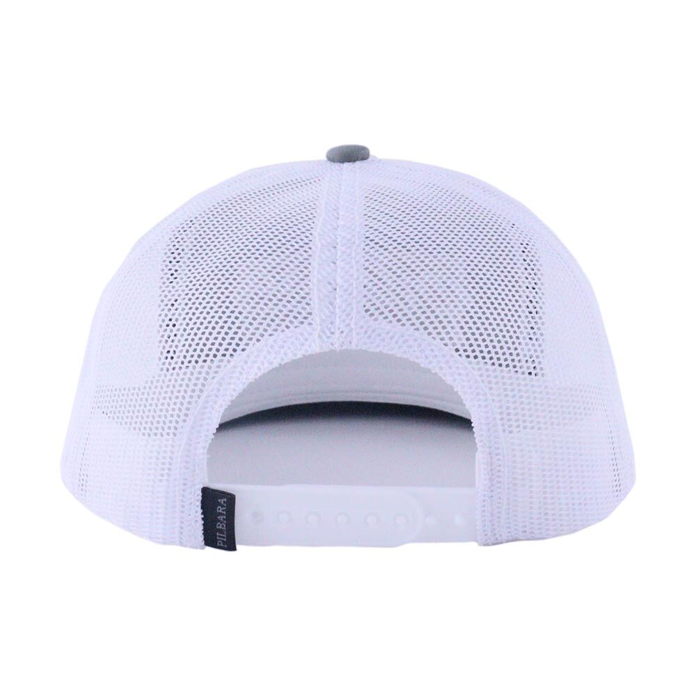 Ritemate Unisex Pilbara Game Day Trucker Cap (RMTC004) Charcoal/White OSFM