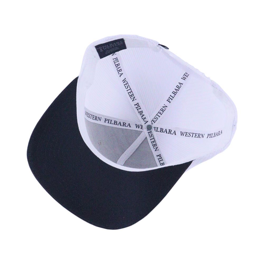 Ritemate Unisex Pilbara Game Day Trucker Cap (RMTC004) Charcoal/White OSFM
