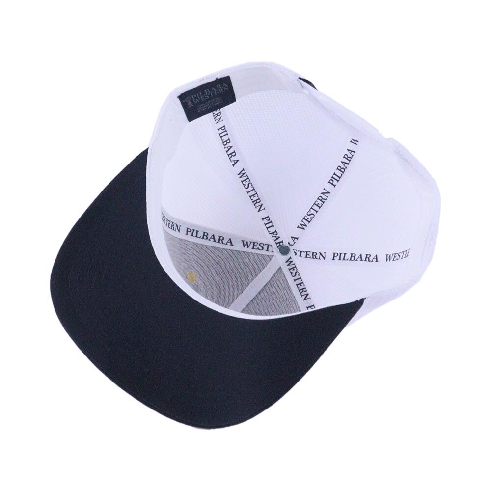 Ritemate Unisex Pilbara Game Day Trucker Cap (RMTC004) Whiskey/White OSFM