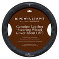 R.M.Williams Steering Wheel Cover (CG488) White/Black