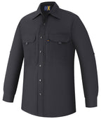 Ritemate Mens RMX Flexible Fit L/S Utility Shirt (RMX019) Charcoal