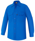 Ritemate Mens RMX Flexible Fit L/S Utility Shirt (RMX019) Cobalt Blue
