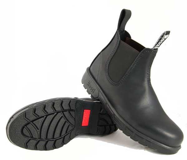 Rossi Mens Endura Elastic Sided Boots (301) Black 13