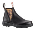 Rossi Womens Musk Endura Leopard Elastic Sided Boots (343) Claret 11