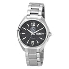 Ringers Western Mens Silver Band Watch (RW-WW01BBK) Silver/Black [GD]