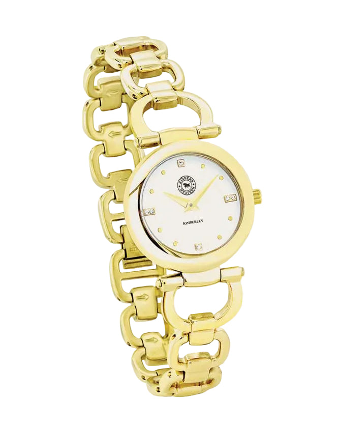 Ringers Western Womens Kimberley Watch (RW-LSG001BWT) Gold/White [GD]