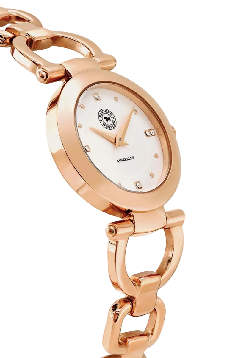 Ringers Western Womens Kimberley Watch (RW-LSR001BWT) Rose/White [GD]