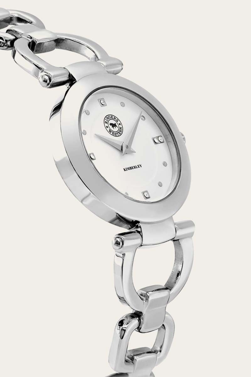 Ringers Western Womens Kimberley Watch (RW-LSW001BWT) Silver/White [GD]
