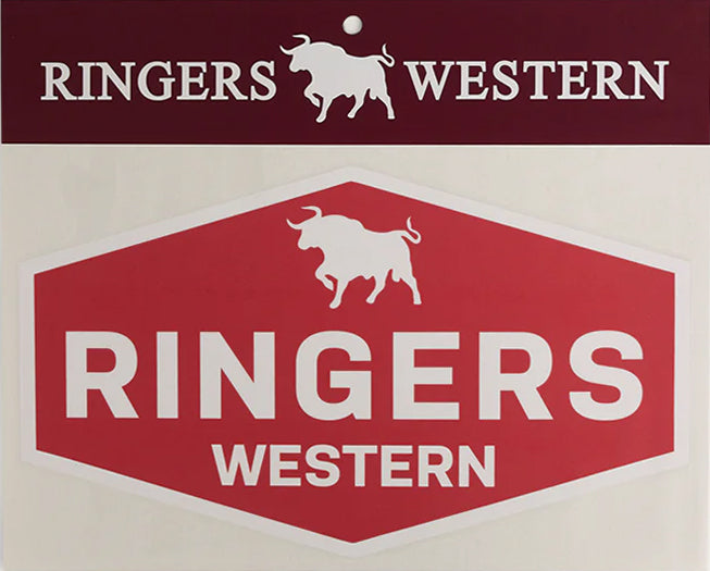 Ringers Western Servo Sticker (723044RW) Red 30cm x 17.5cm [GD]