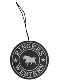Ringers Western Air Freshener (721042RW) Black with White