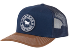Ringers Western Unisex Signature Bull Trucker Cap (171120006) Navy/Chocolate OSFM