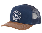 Ringers Western Unisex Signature Bull Trucker Cap (171120006) Navy/Chocolate OSFM