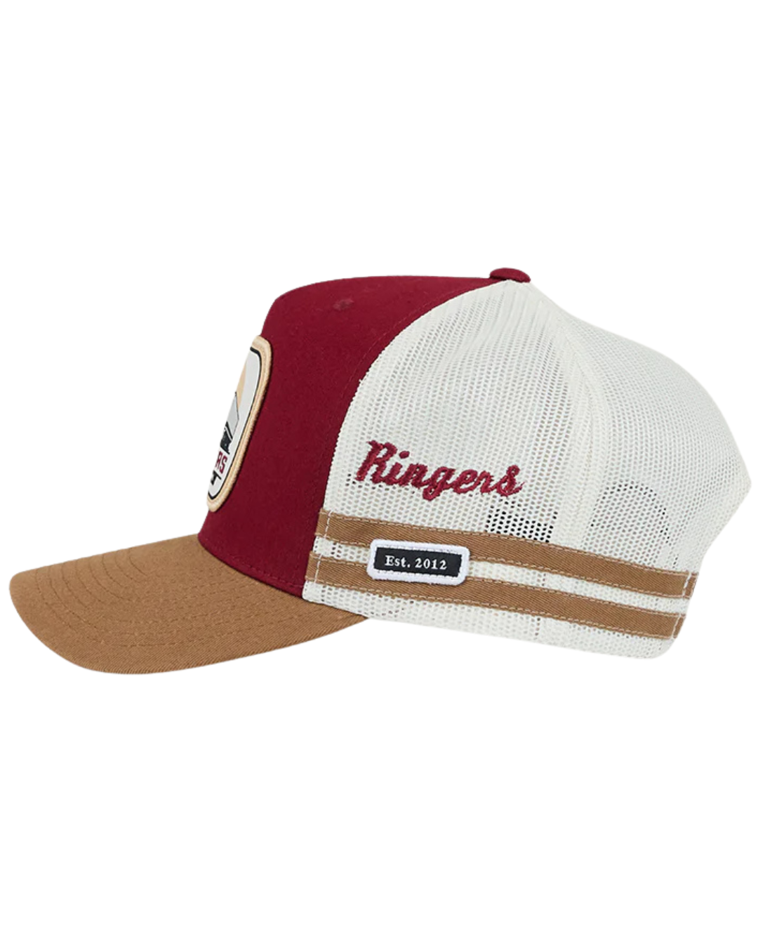 Ringers Western Big Rig Trucker Cap (723154RW) Burgundy/Clay OSFM
