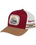 Ringers Western Big Rig Trucker Cap (723154RW) Burgundy/Clay OSFM