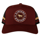 Ringers Western McCoy Trucker Cap (722038RW) Burgundy OSFM