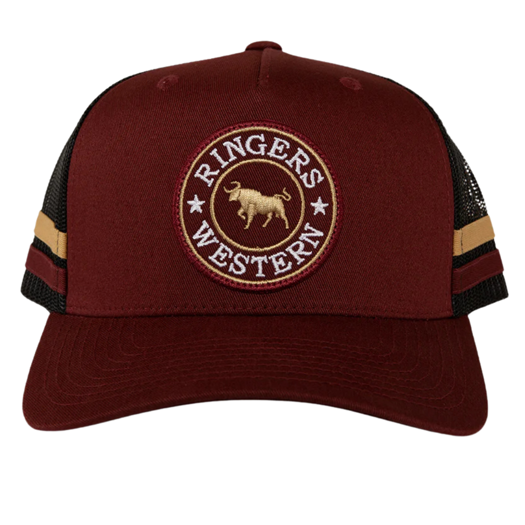 Ringers Western McCoy Trucker Cap (722038RW) Burgundy OSFM