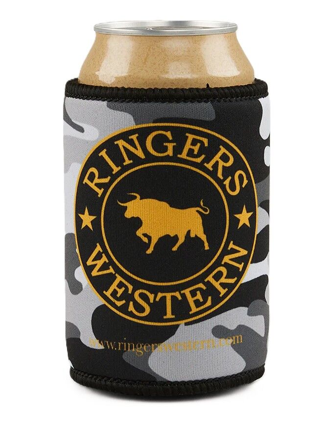 Ringers Western Signature Bull Stubby Cooler (723035RW) Grey Camo