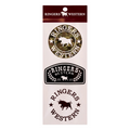 Ringers Western RW Logo Sticker 3 Pack (723025RW) Multi