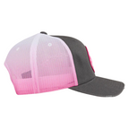 Ringers Western Quinn Trucker Cap (723150RW) Grey/Candy OSFM
