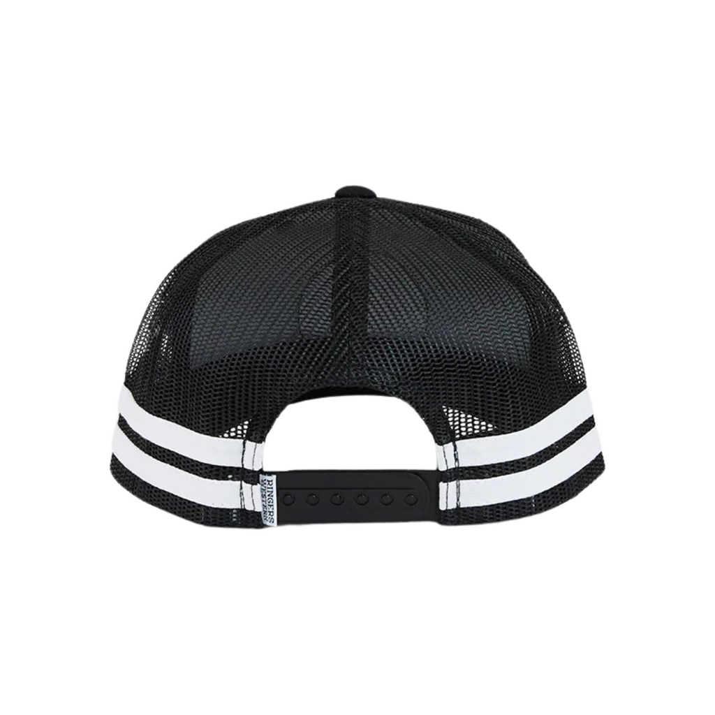 Ringers Western Childrens McCoy Trucker Cap (722041RW) Black with White Print OSFM